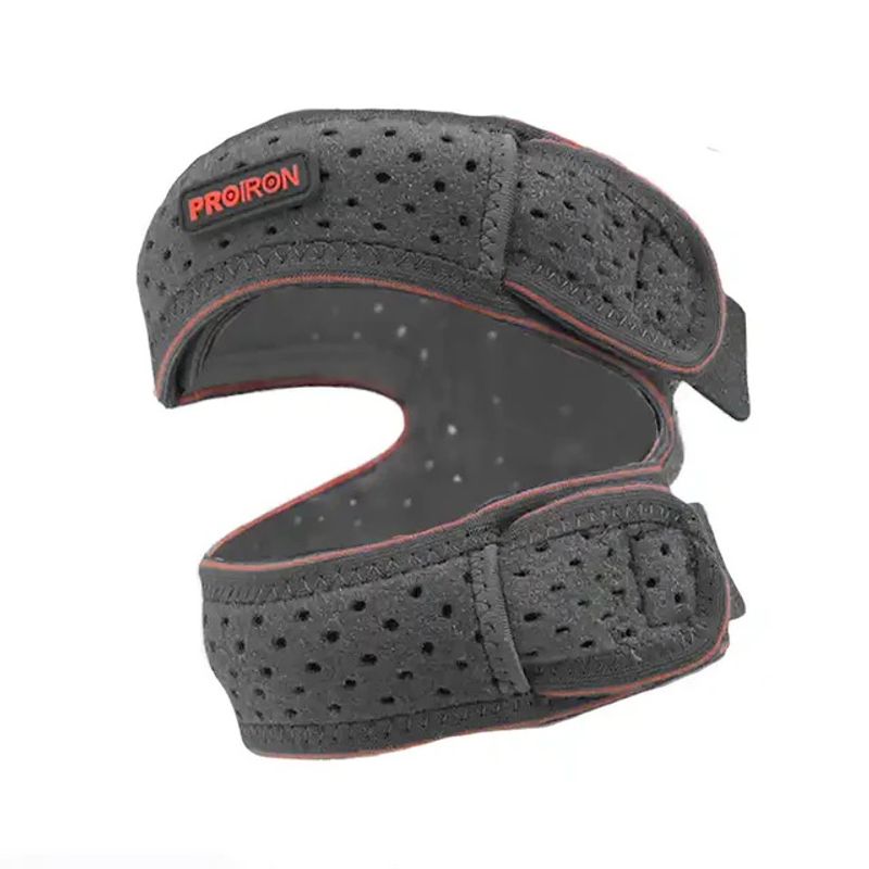 PROIRON - Rodillera Rotuliana Patelar Gris con Naranja