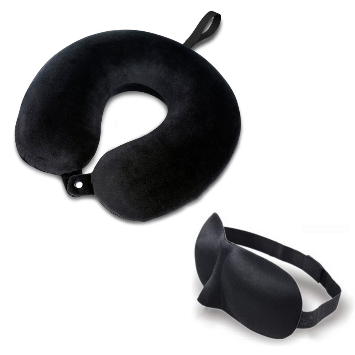 INSPIRA - Kit de Almohada de Cuello y Antifaz para Viaje