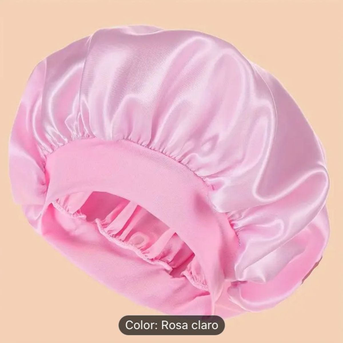 MORITA BAG STORE - GORRO SATIN PARA DORMIR CABELLO LISO Y RIZADO EVITA ENREDOS ROSADO