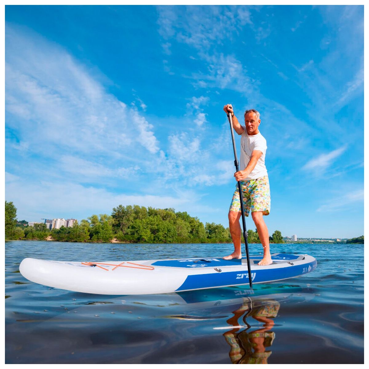 ATLETIS - Stand Up Paddle 15x81x310 cm Azúl