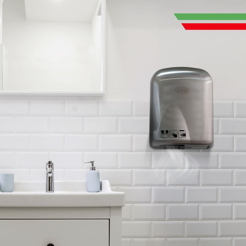ALFANO - Secador de Manos acero inoxidable silver 1650 w