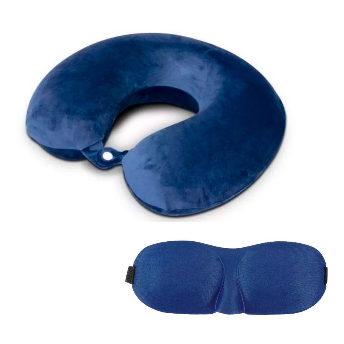 INSPIRA - Kit de Almohada de Cuello y Antifaz para Viaje