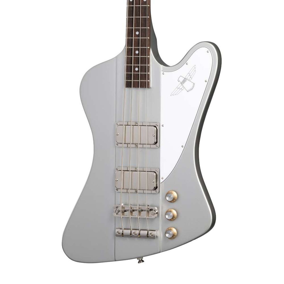 EPIPHONE - Bajo Eléctrico Rex Brown Signature Thunderbird - Silver Mist