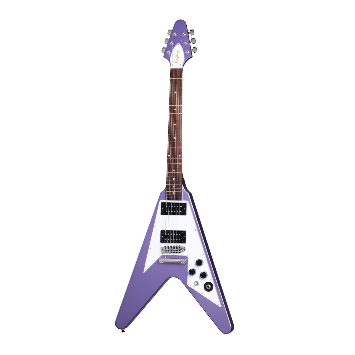 EPIPHONE - Guitarra Eléctrica Flying V Kirk Hammett 1979 -PurpleMetalic