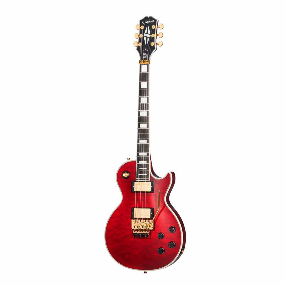 EPIPHONE - Epiphone Alex Lifeson Les Paul Custom Axcess - Rubí