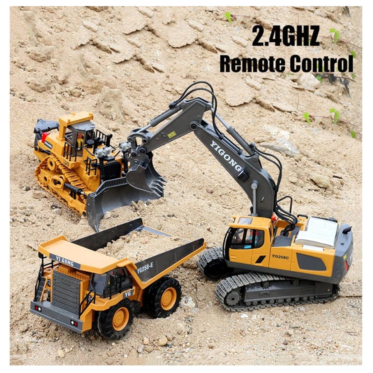 GENERICO - RETROEXCAVADORA A CONTROL REMOTO DE ALTA TECNOLOGÍA