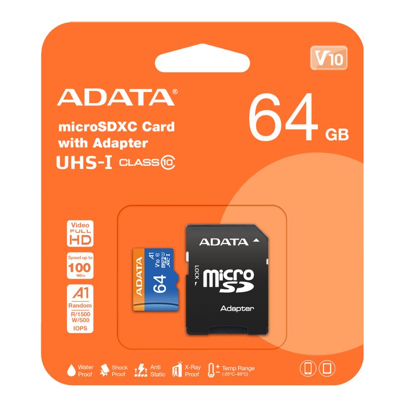 ADATA - Memoria MicroSDXC UHS-I 64GB Adata