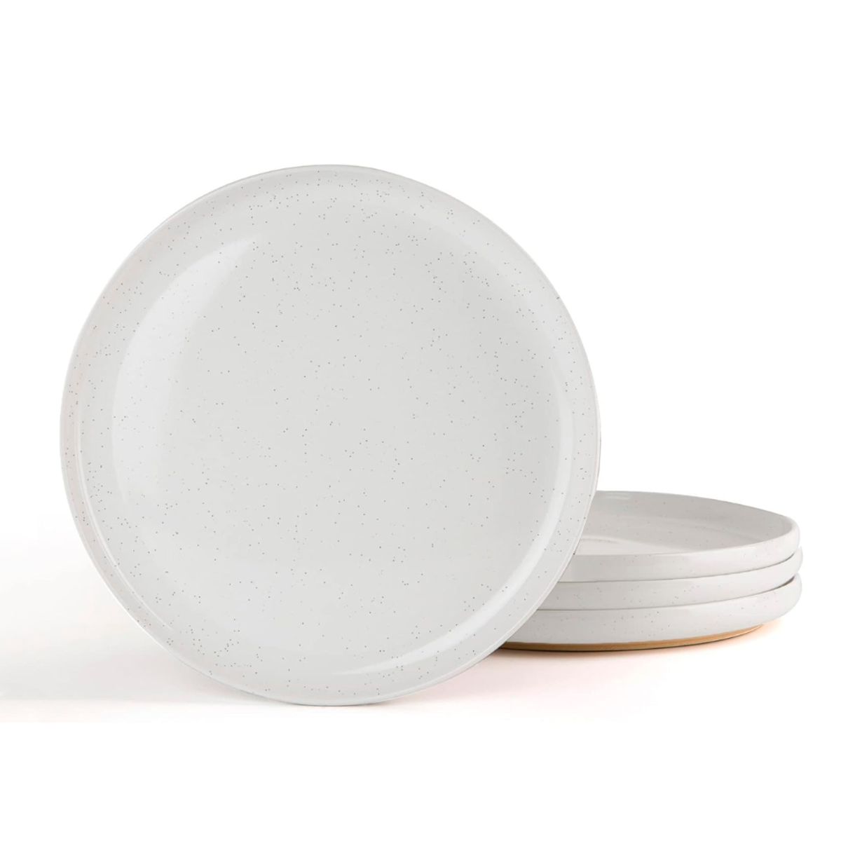 INSPIRA - Set de 4 Platos Cerámica con Borde Alto 26 cm