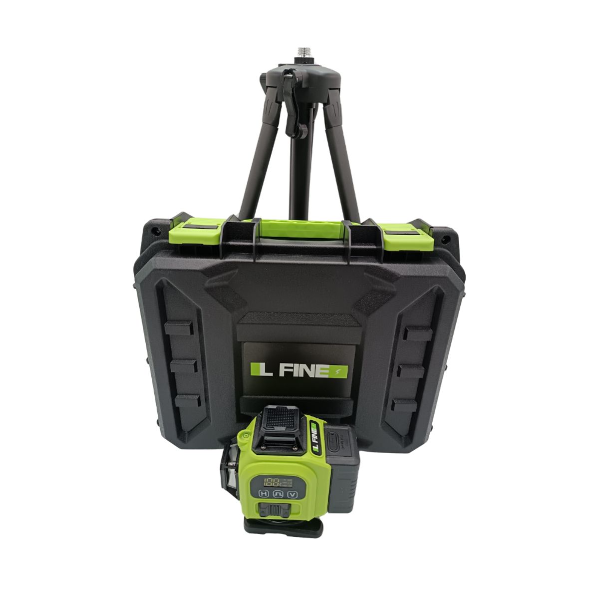 GENERICO - Nivel Laser 16 Líneas Verdes IL FINE LLX-360-12 Recargable + Trípode
