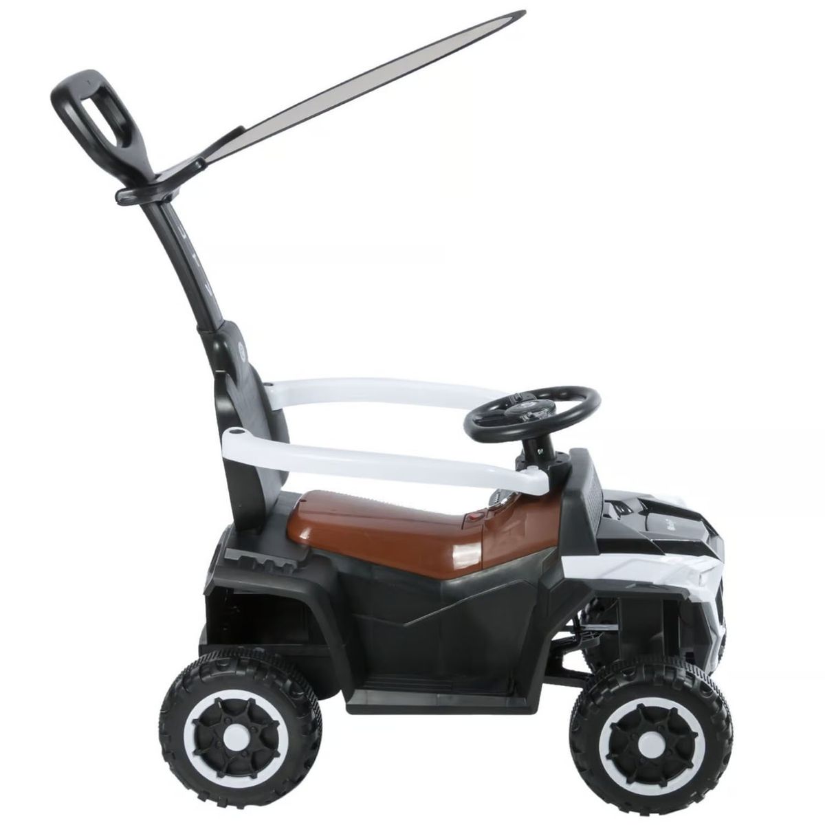EBABY - Cuatrimoto Musical con Luces y Sombrilla Blanco EB351
