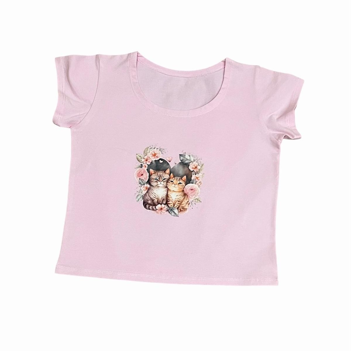 GENERICO - Polo top manga corta Gatitos