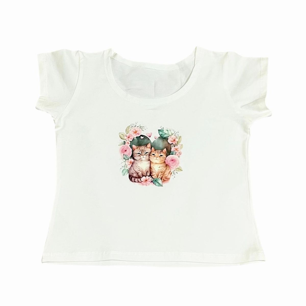 GENERICO - Polo top manga corta Gatitos