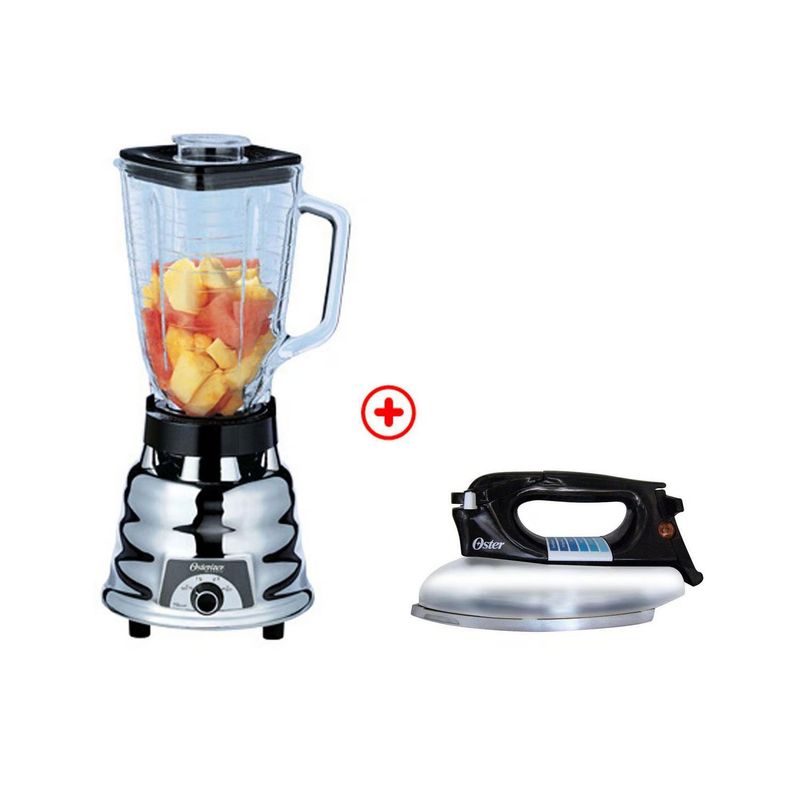 OSTER - Combo Licuadora oster + plancha clásica: 1000 W