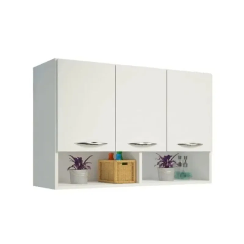 NACION MUEBLES - ALACENA MODERNA BLANCA NM