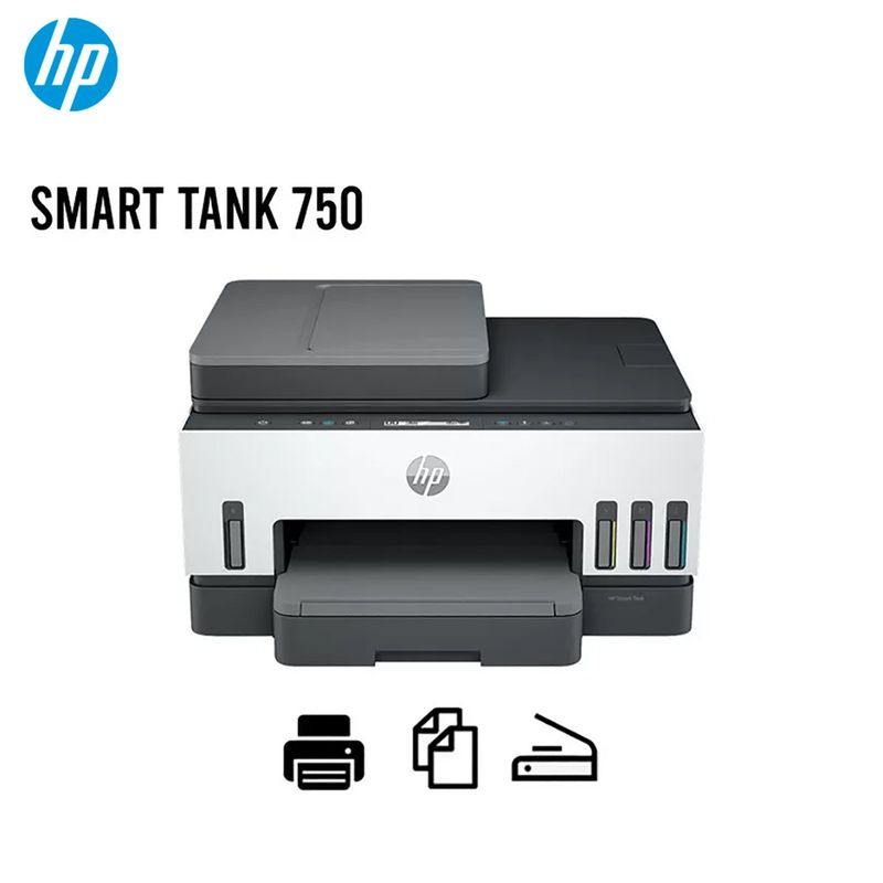 HP - IMPRESORA MULTIFUNCIONAL HP SMART TANK 750 (6UU47A)
