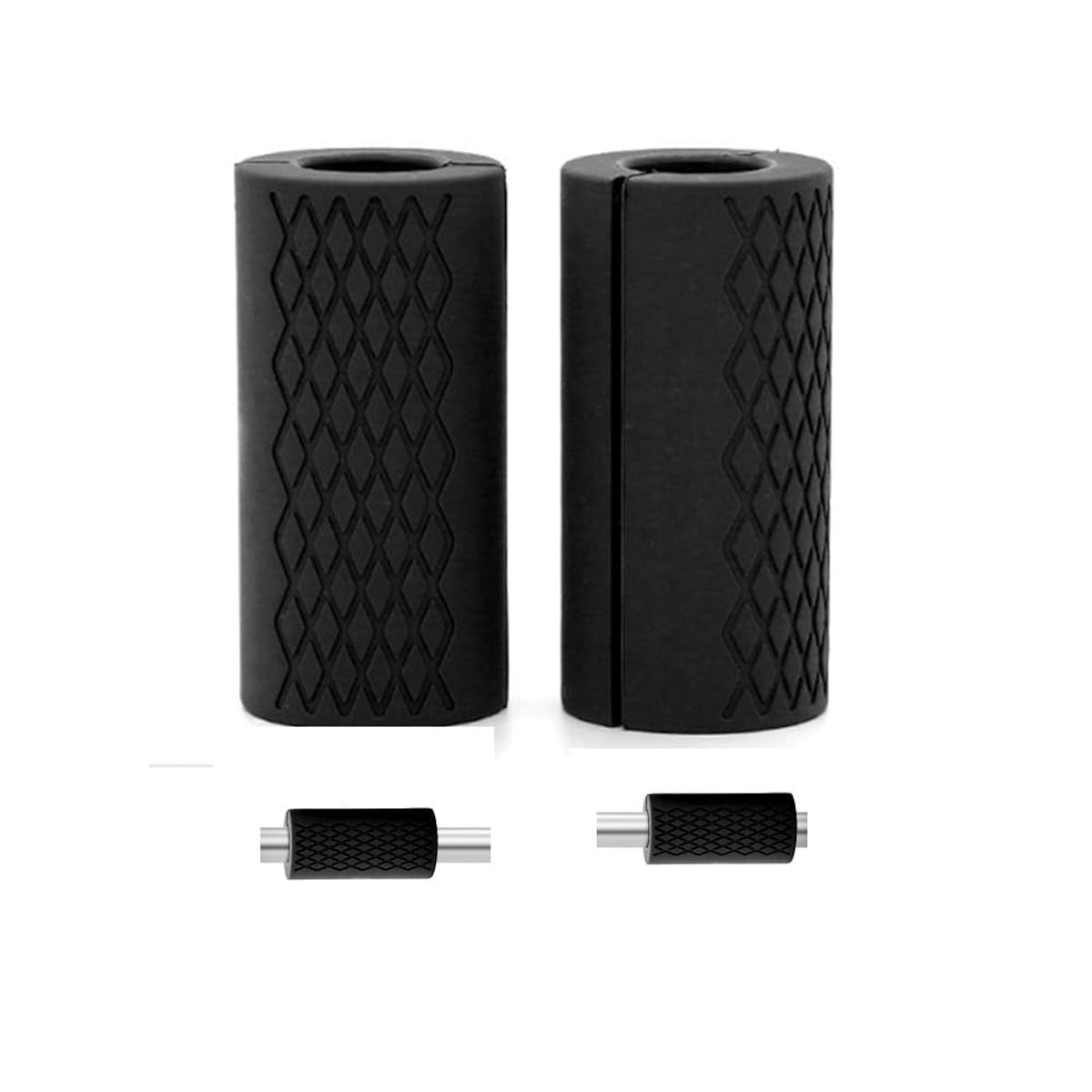 WINNER - Bomber Grip Agarre Empuñadura Para Barra Mancuernas Negro