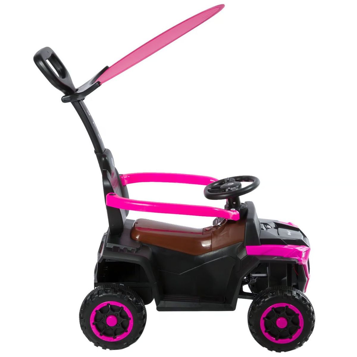 EBABY - Cuatrimoto Musical con Luces y Sombrilla Fucsia EB351