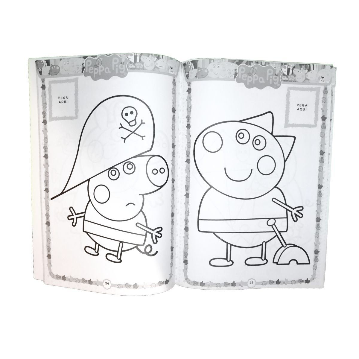 PEPPA PIG - Libro para colorear - Peppa pig con 56 stickers incluidos