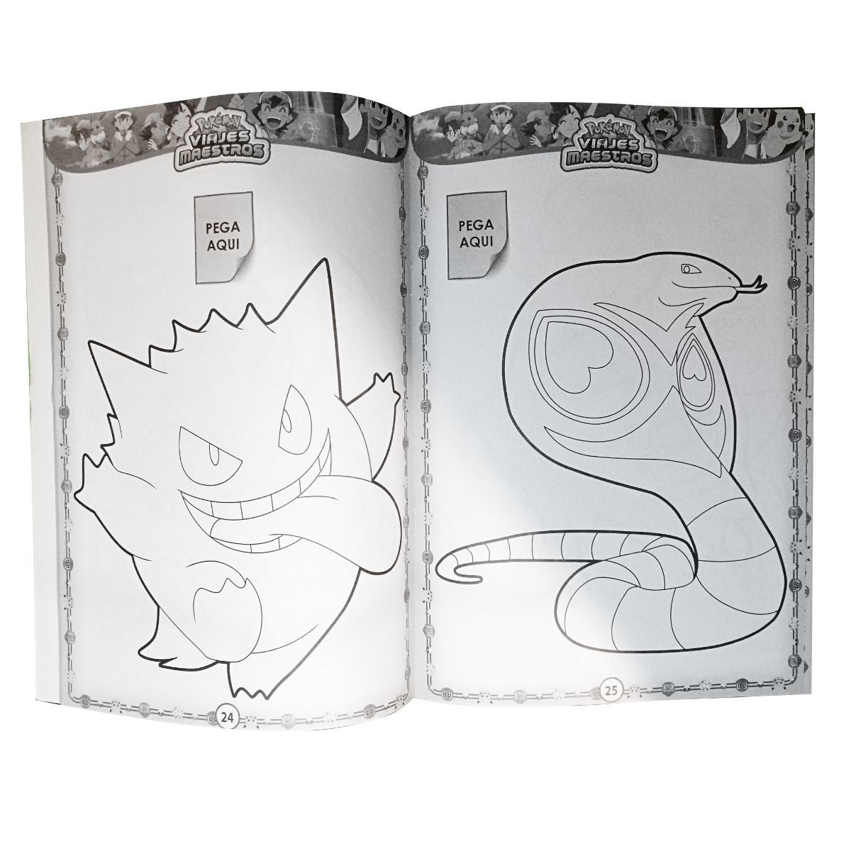 POKEMON - Libro para colorear - pokemon viajes maestros con 56 stickers incluidos