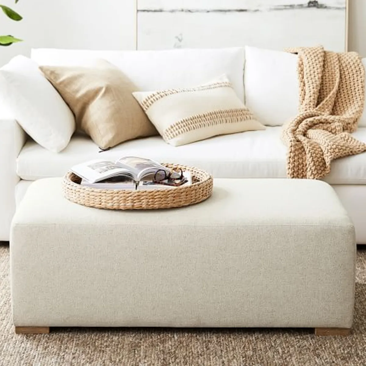 ARTSOFA - Banqueta Benches beige claro