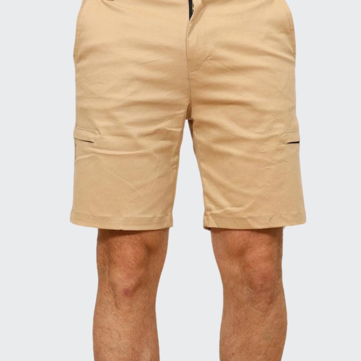 J JERAOUS - BERMUDA JERAOUS FIT DRILL CARGO Maiz