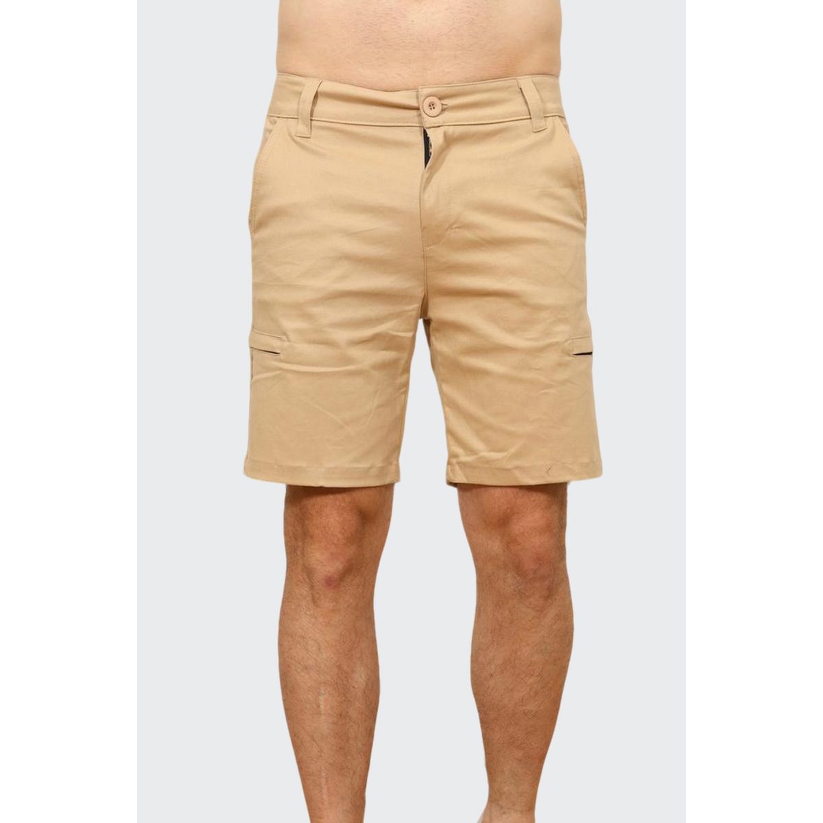 J JERAOUS - BERMUDA JERAOUS FIT DRILL CARGO Maiz