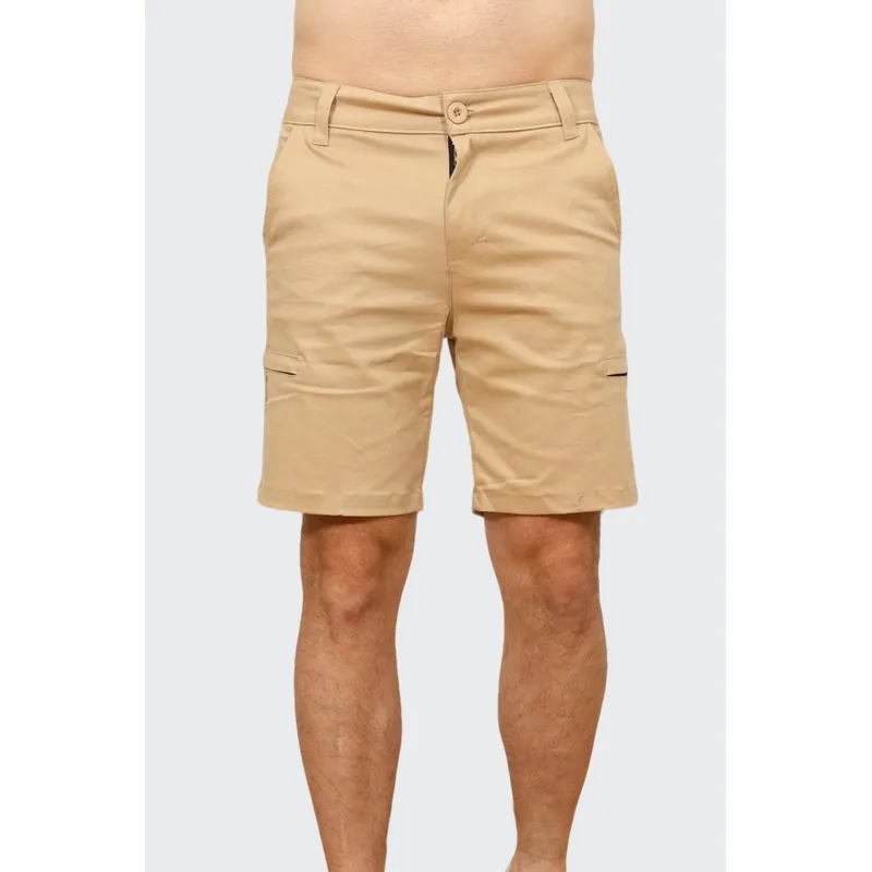 J JERAOUS - BERMUDA JERAOUS FIT DRILL CARGO Maiz