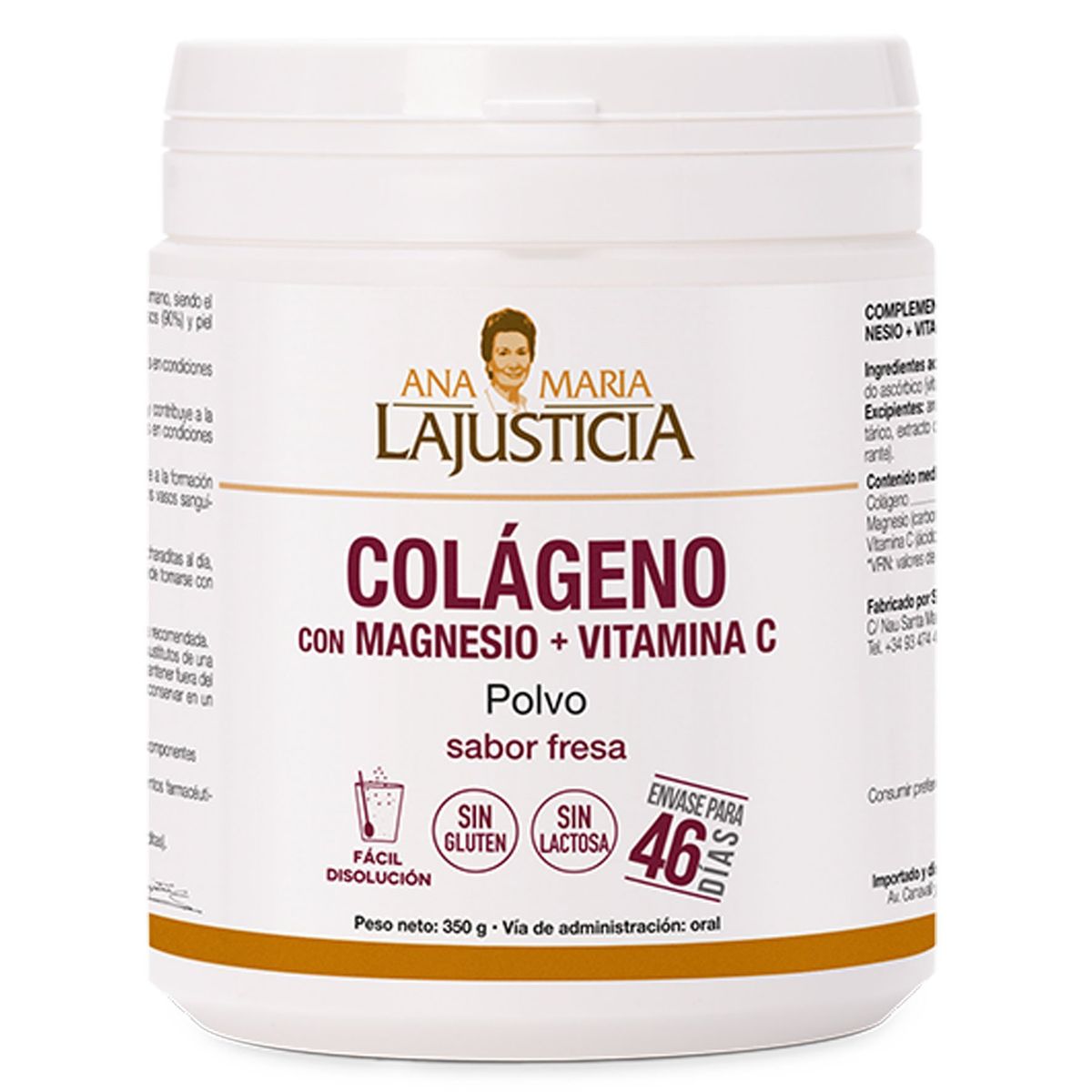 ANA MARIA LAJUSTICIA - PACK SALUD ACTIVA COLÁGENO CON MAGNESIO Y VIT. C  TRIPTOFANO + VITAMINA B6 CON MAGNESIO