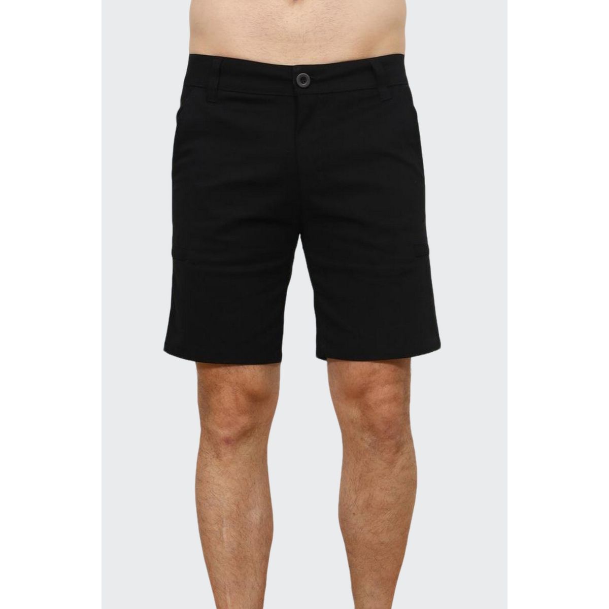 J JERAOUS - BERMUDA JERAOUS FIT DRILL CARGO Negro