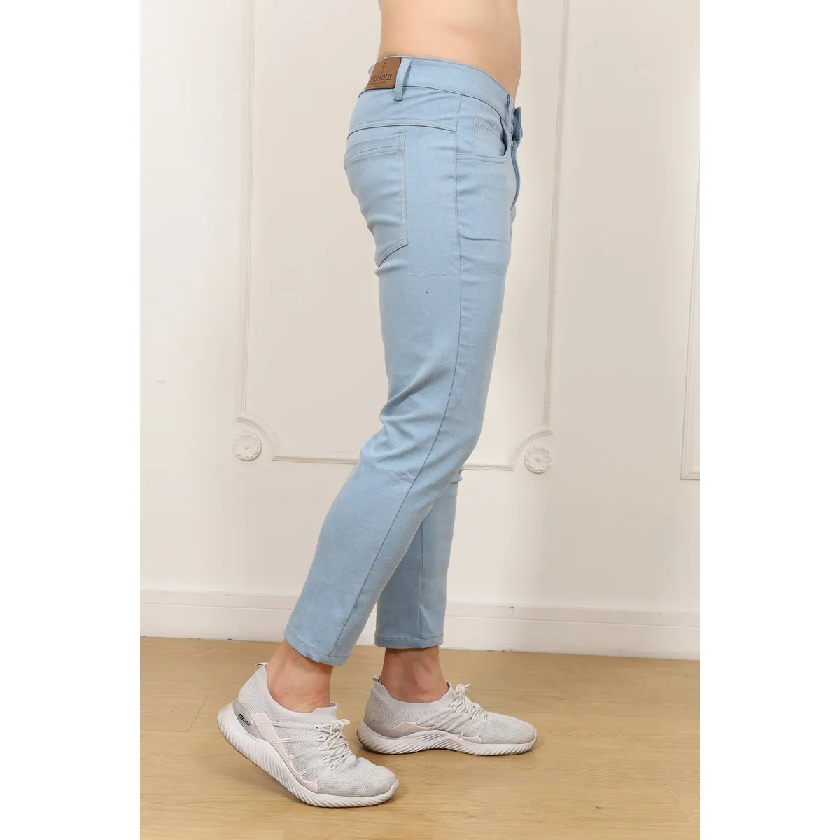 J JERAOUS - PANTALOM JERAOUS JEANS FIT STRECH Celeste Claro