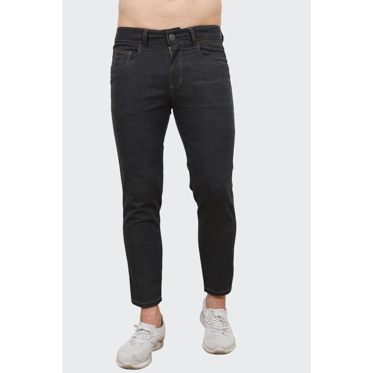 J JERAOUS - PANTALOM JERAOUS JEANS FIT STRECH Grafito