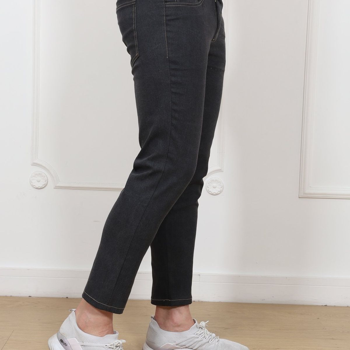 J JERAOUS - PANTALOM JERAOUS JEANS FIT STRECH Grafito