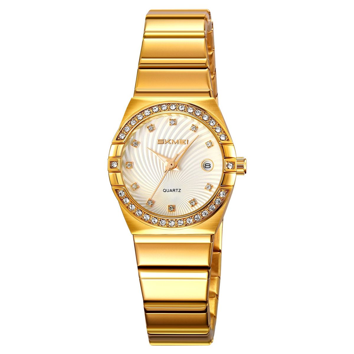 SKMEI - RELOJ SKMEI 2342 DORADO CORREA ACERO PARA MUJER