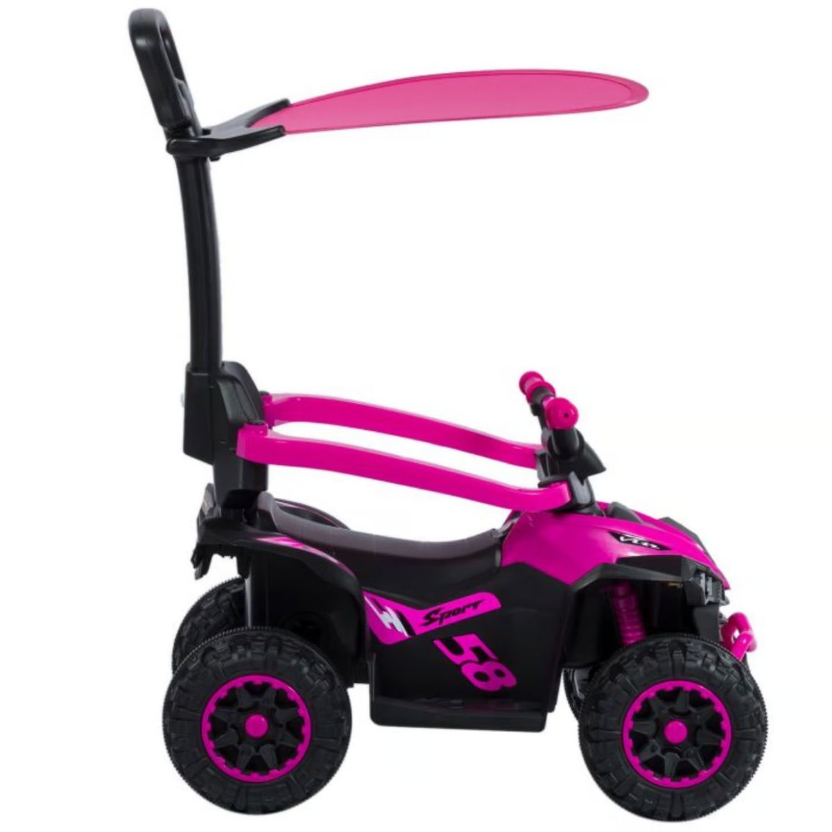 EBABY - Cuatrimoto Musical con Luces y Sombrilla FUCSIA 357