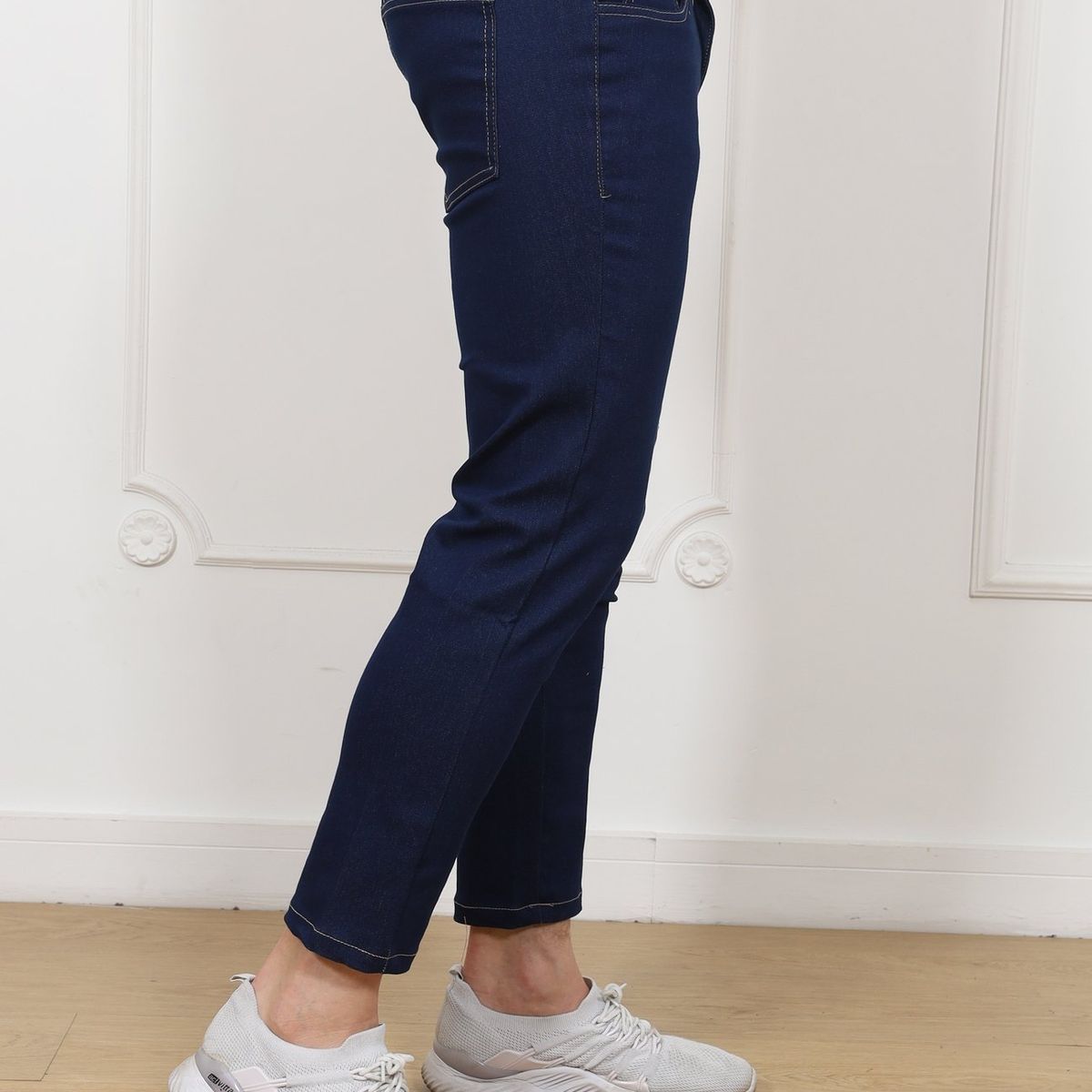 J JERAOUS - PANTALOM JERAOUS JEANS FIT STRECH Azul