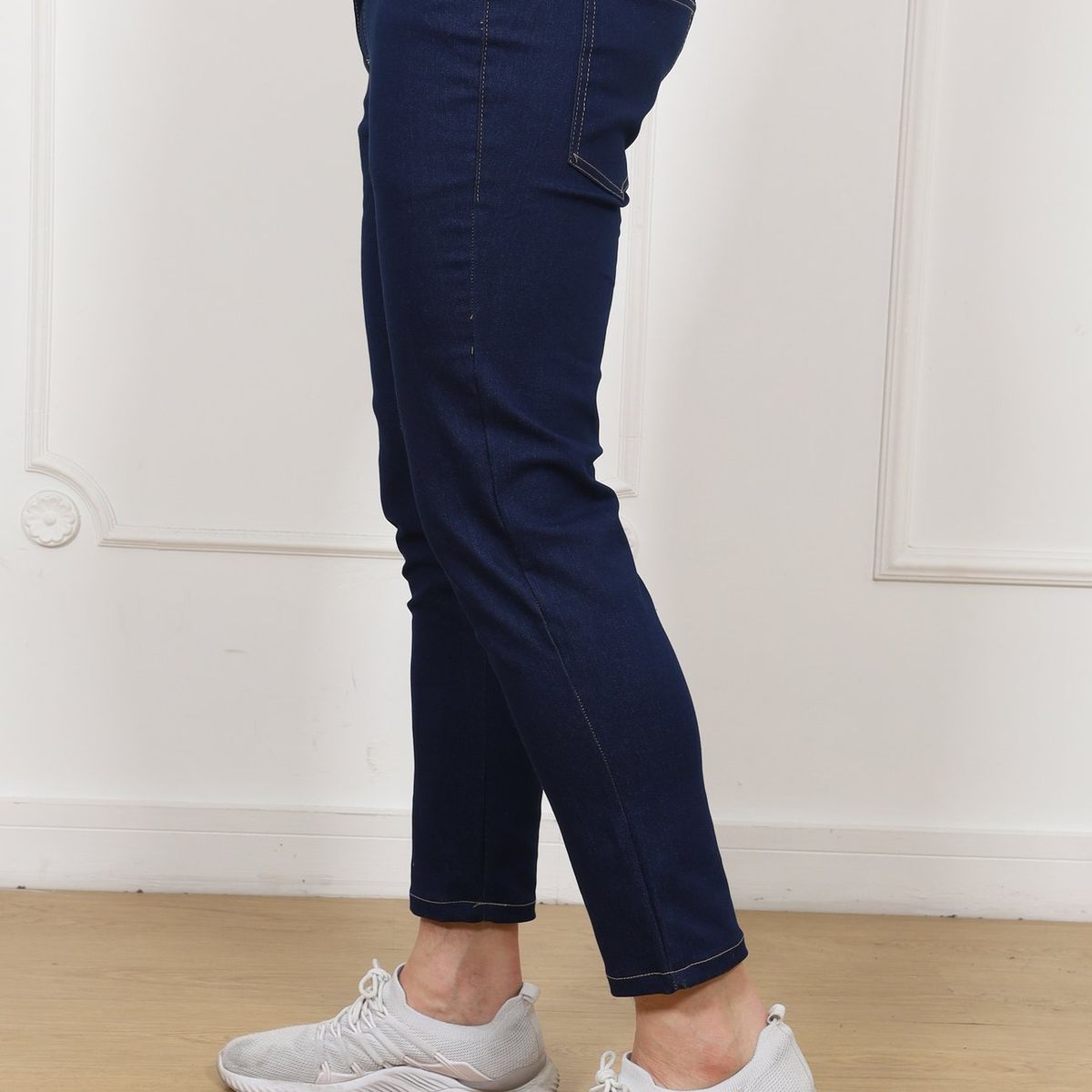 J JERAOUS - PANTALOM JERAOUS JEANS FIT STRECH Azul
