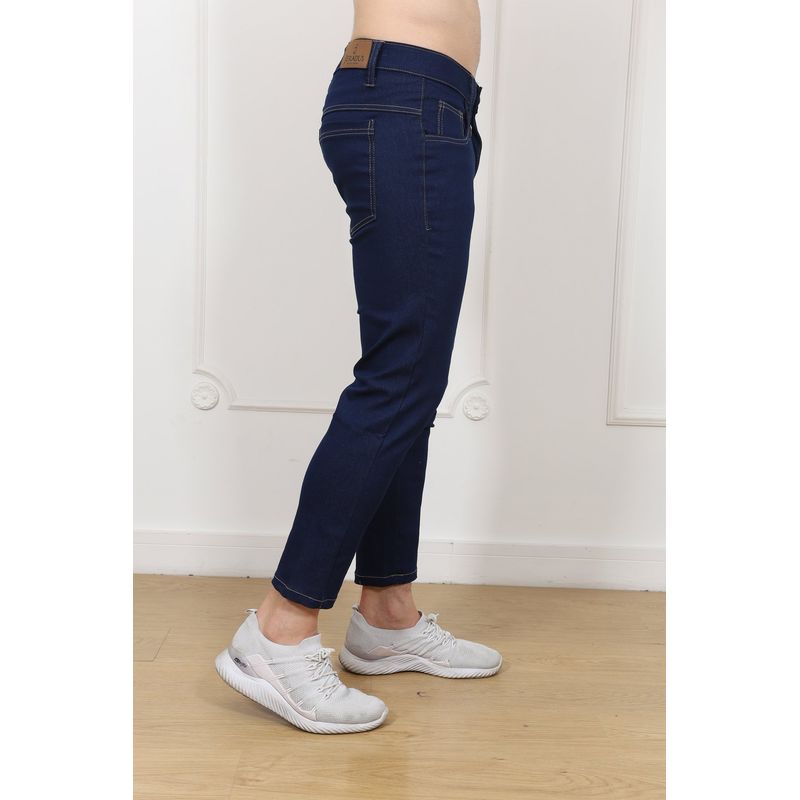 J JERAOUS - PANTALOM JERAOUS JEANS FIT STRECH Azul