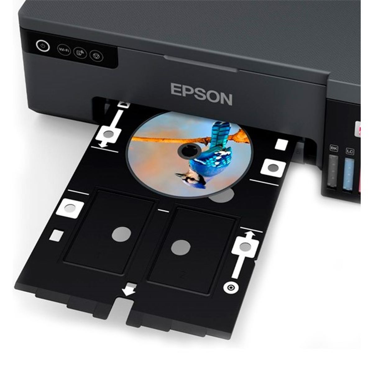 EPSON - Impresora EPSON L8050 EcoTank fotográfica PVC CD 6 colores