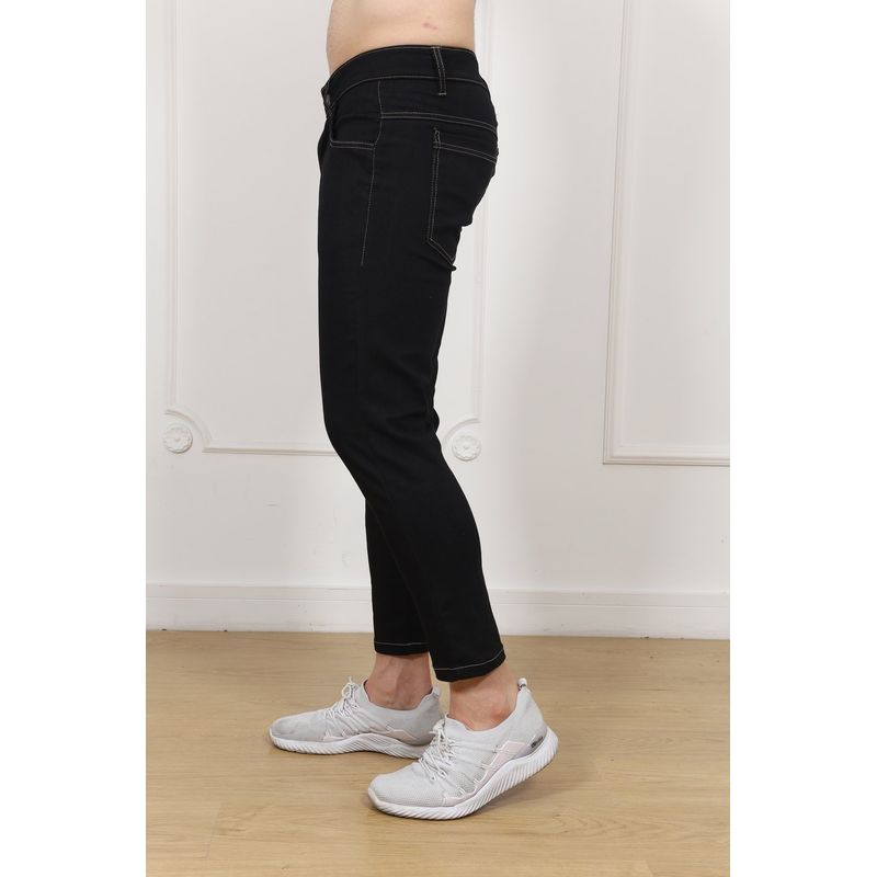 J JERAOUS - PANTALOM JERAOUS JEANS FIT STRECH Negro