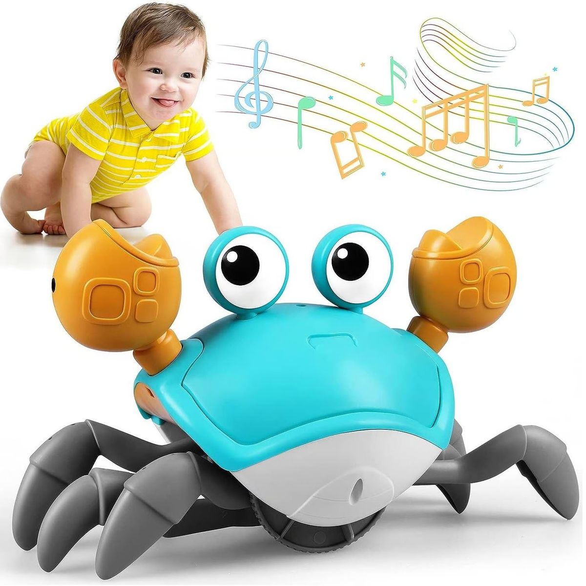 GENERICO - Cangrejo Bailarín con Sensor Recargable Musical