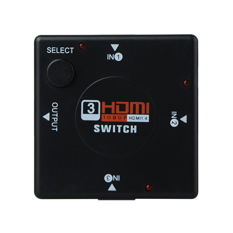 GENERICO - Splitter Hdmi Switch Hdtv 1080 P Selectivo 3 Puertos Input