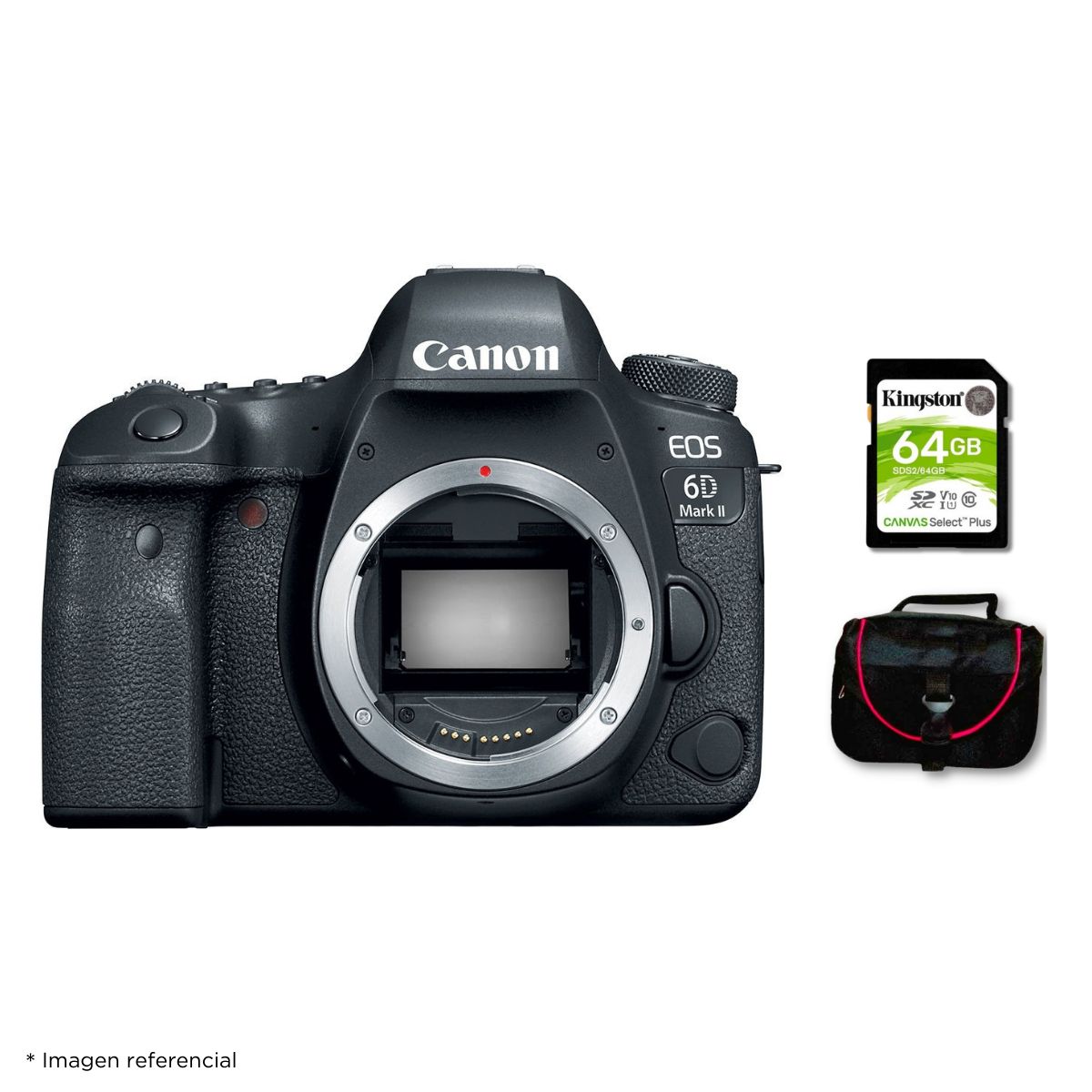 CANON - Cámara Canon EOS 6D Mark II (Solo cuerpo)  + Kit Básico de Accesorios