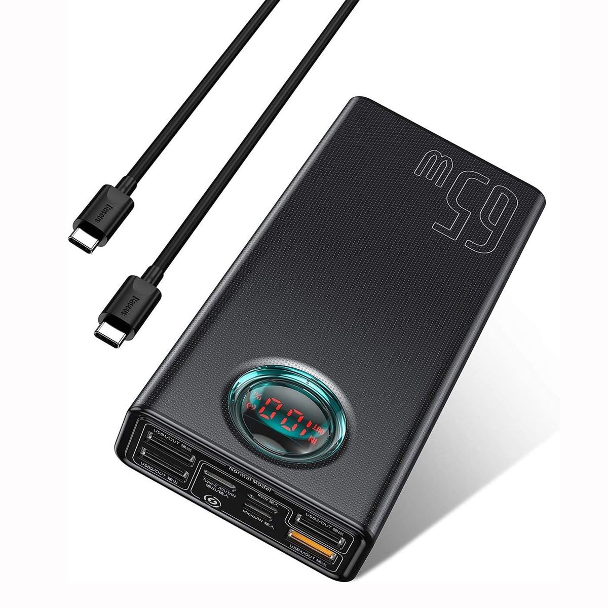 BASEUS - Bateria Power Bank Baseus 30,000 mAh 65W Carga Super Rápida