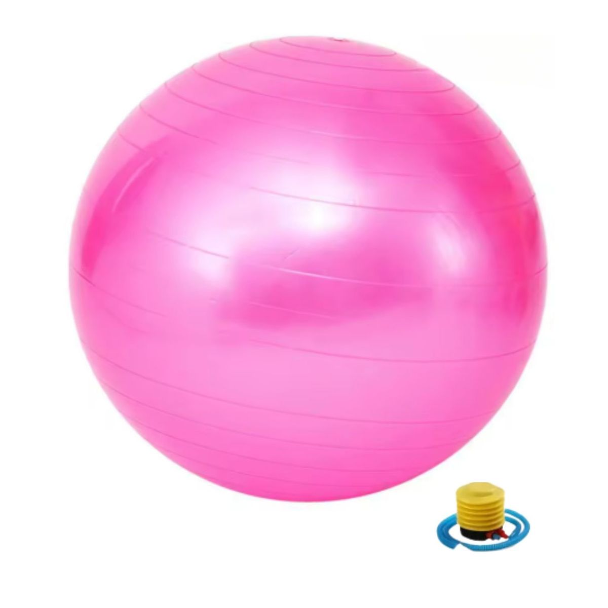 GENERICO - Pelota Ejercicio Yoga embarazo fitness Color Rosado - 75 cm.