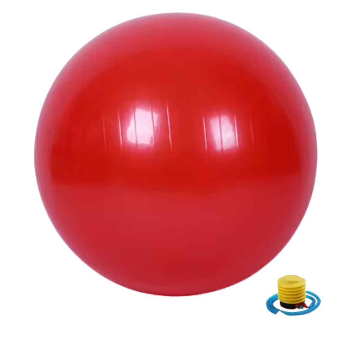 GENERICO - Pelota Ejercicio Yoga embarazo fitness Color Rojo - 75 cm.
