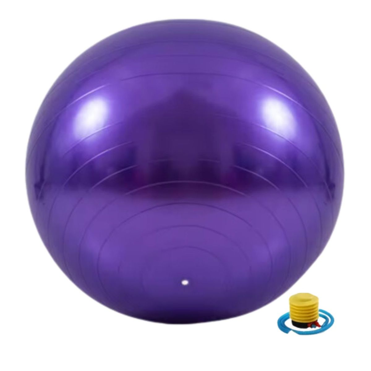 GENERICO - Pelota Ejercicio Yoga embarazo fitness Color Morado - 65 cm.