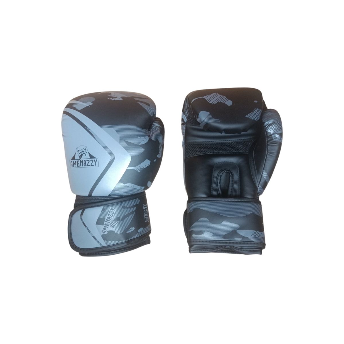 GENERICO - Guantes De Boxeo Box Amenazzy Calidad 14 Onzas PLOMO