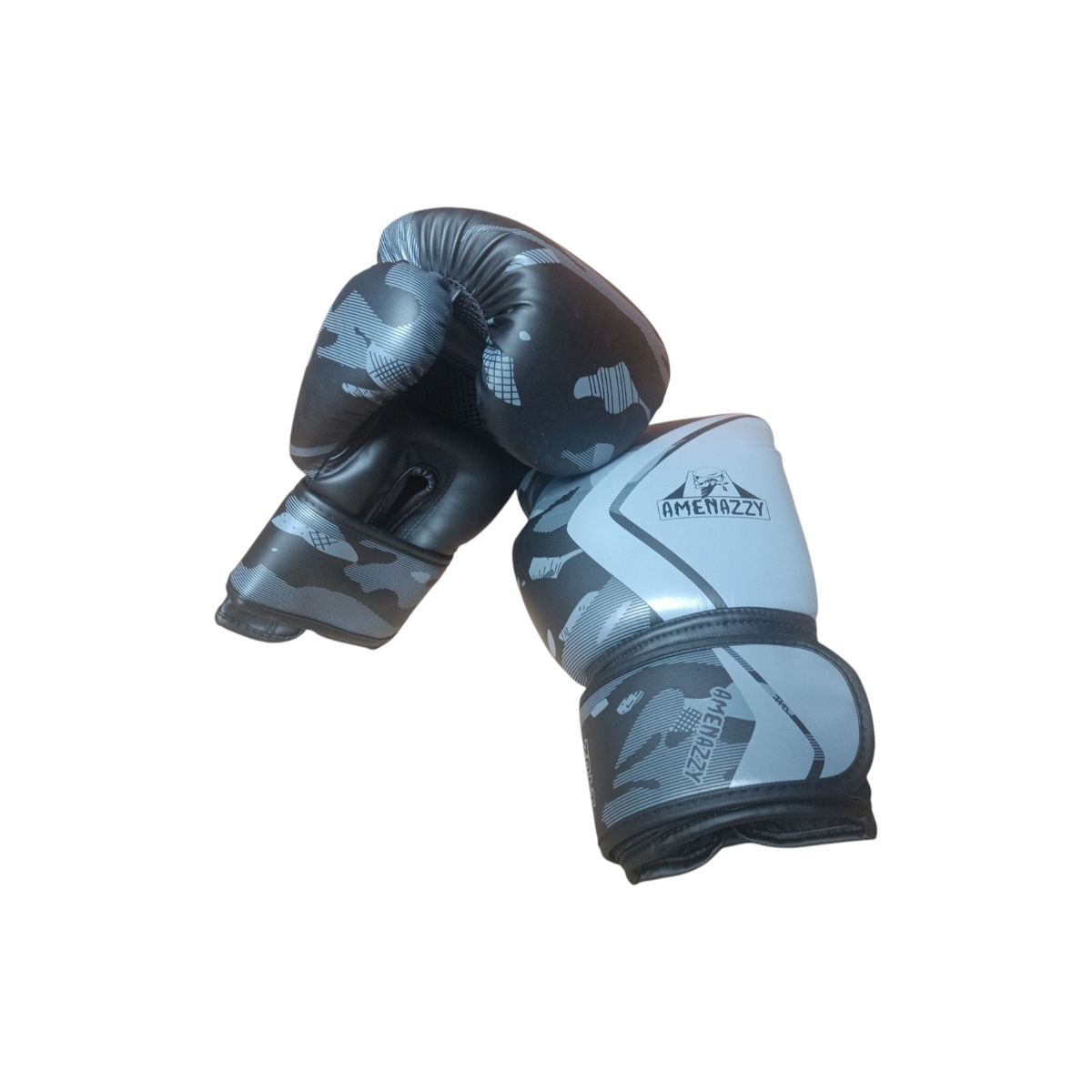 GENERICO - Guantes De Boxeo Box Amenazzy Calidad 14 Onzas PLOMO
