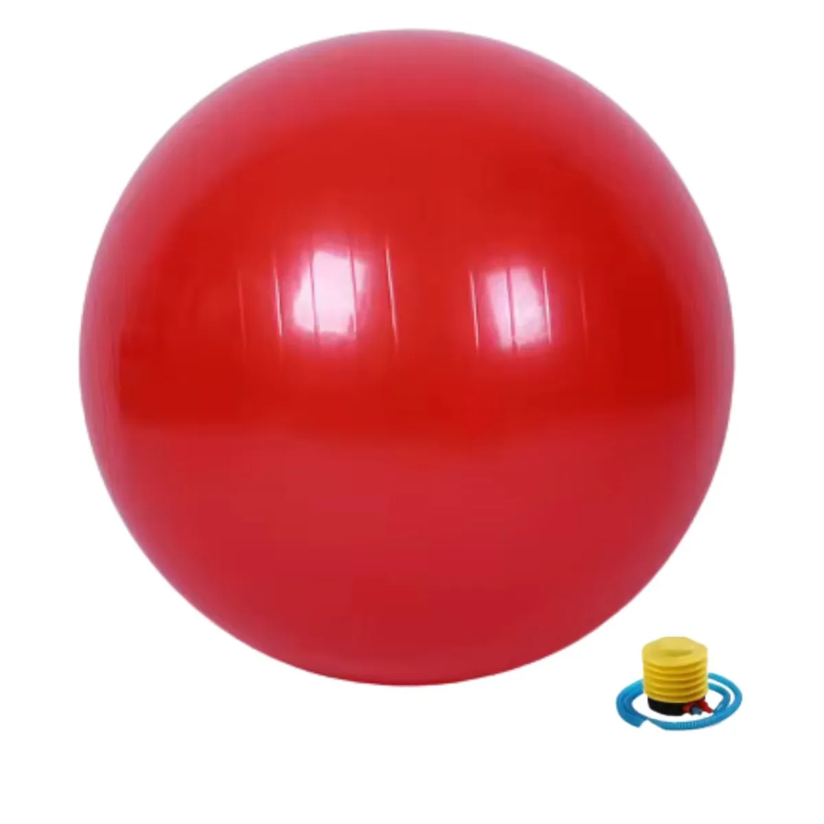 GENERICO - Pelota Ejercicio Yoga embarazo fitness Color Rojo - 65 cm.