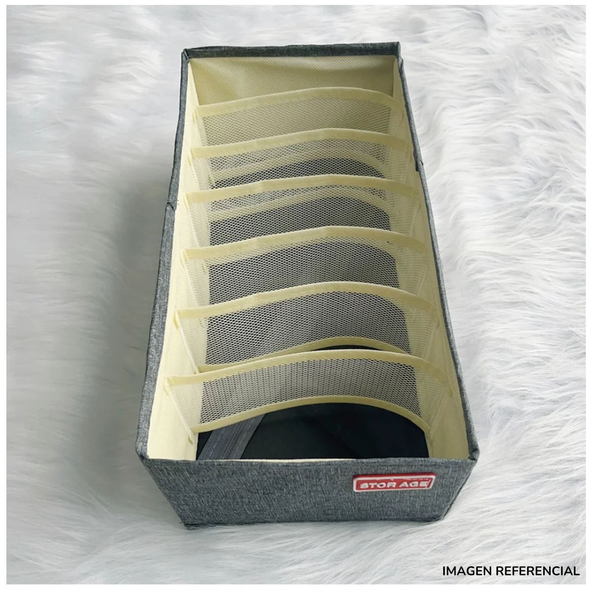 INSPIRA MARKET - Organizador plegable Multiuso Ropa y Accesorios de 7 compartimientos